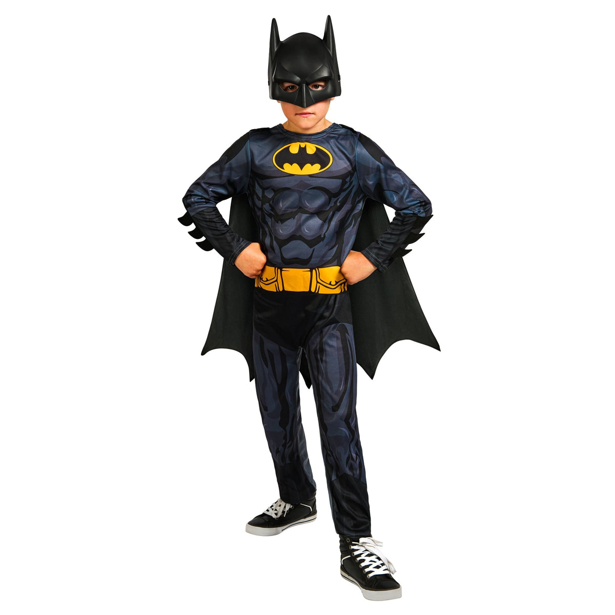 Boys' Batman Costume with Mask and Cape