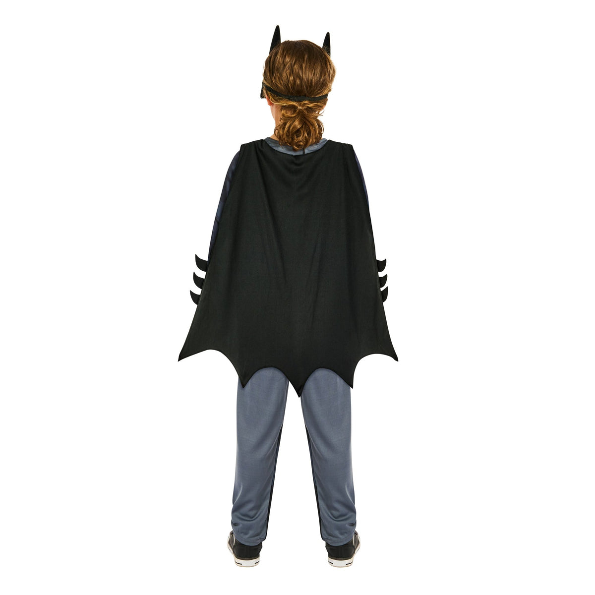Boys' Batman Costume with Mask and Cape – detail view