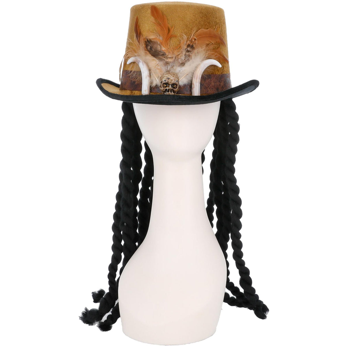 Deluxe Witch Doctor Top Hat, view 3