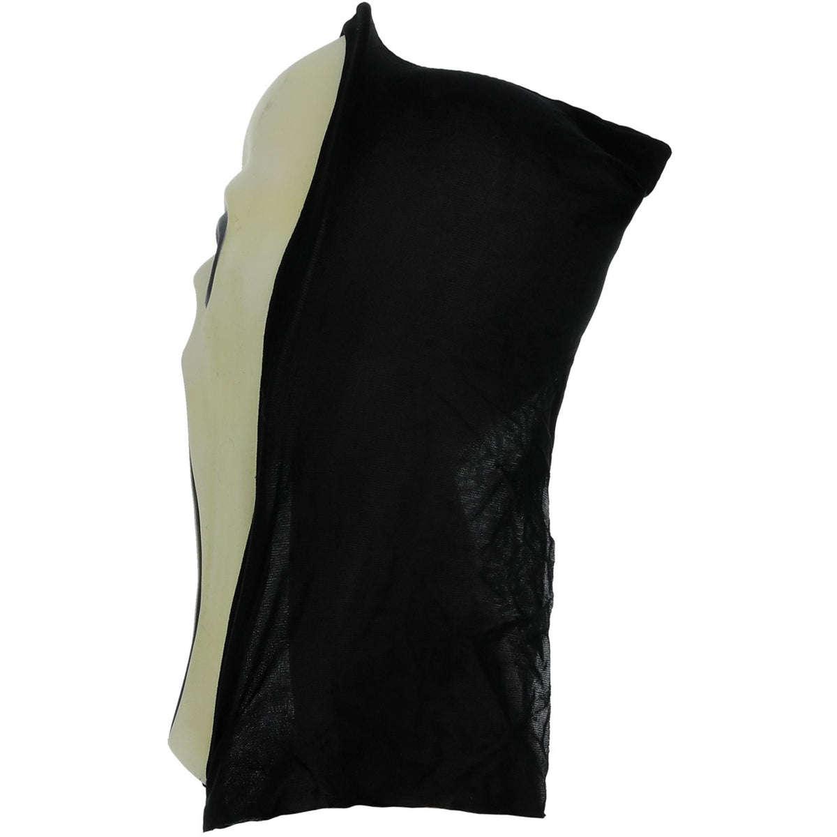 Glow in the Dark Screamer Mask, Black and White, view 2