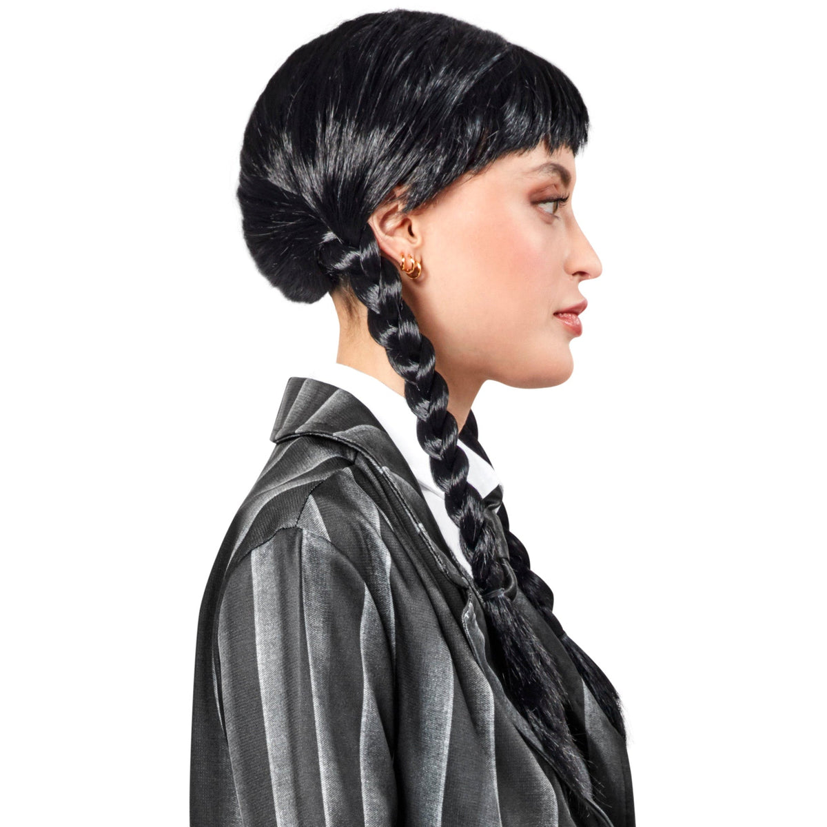Kids' Wednesday Addams Wig – detail view