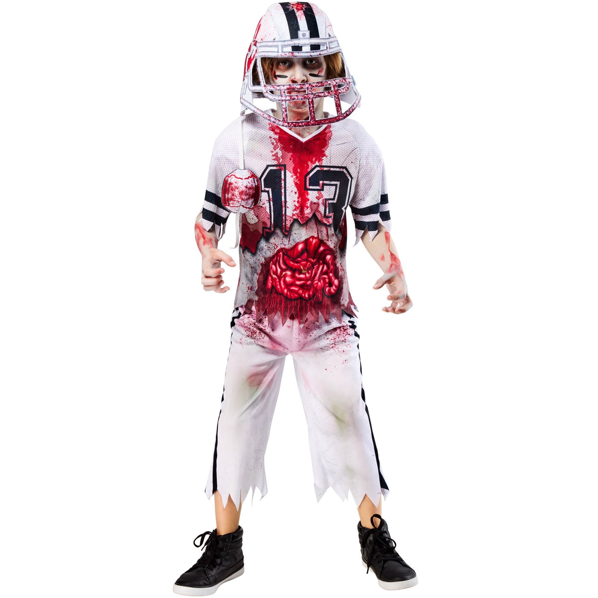 Kids' Zombie American Footballer Costume