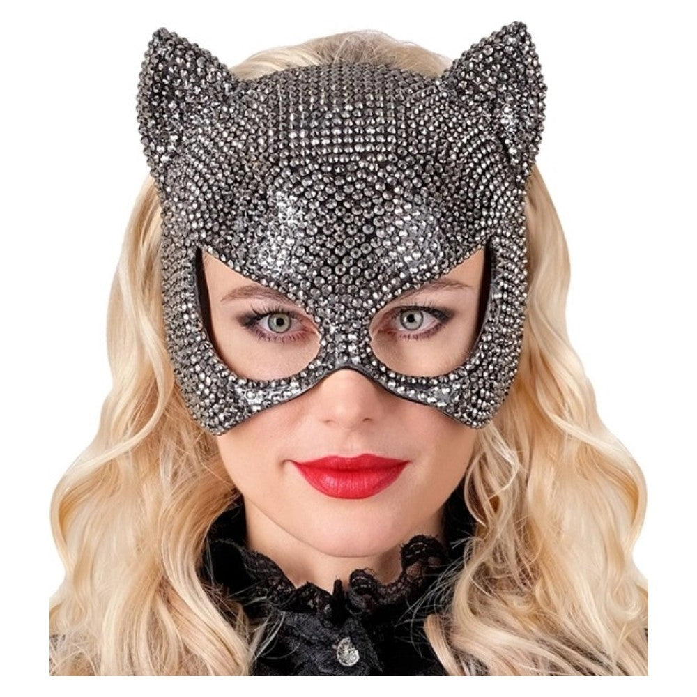 Rhinestone Cat Eye Mask — view 3