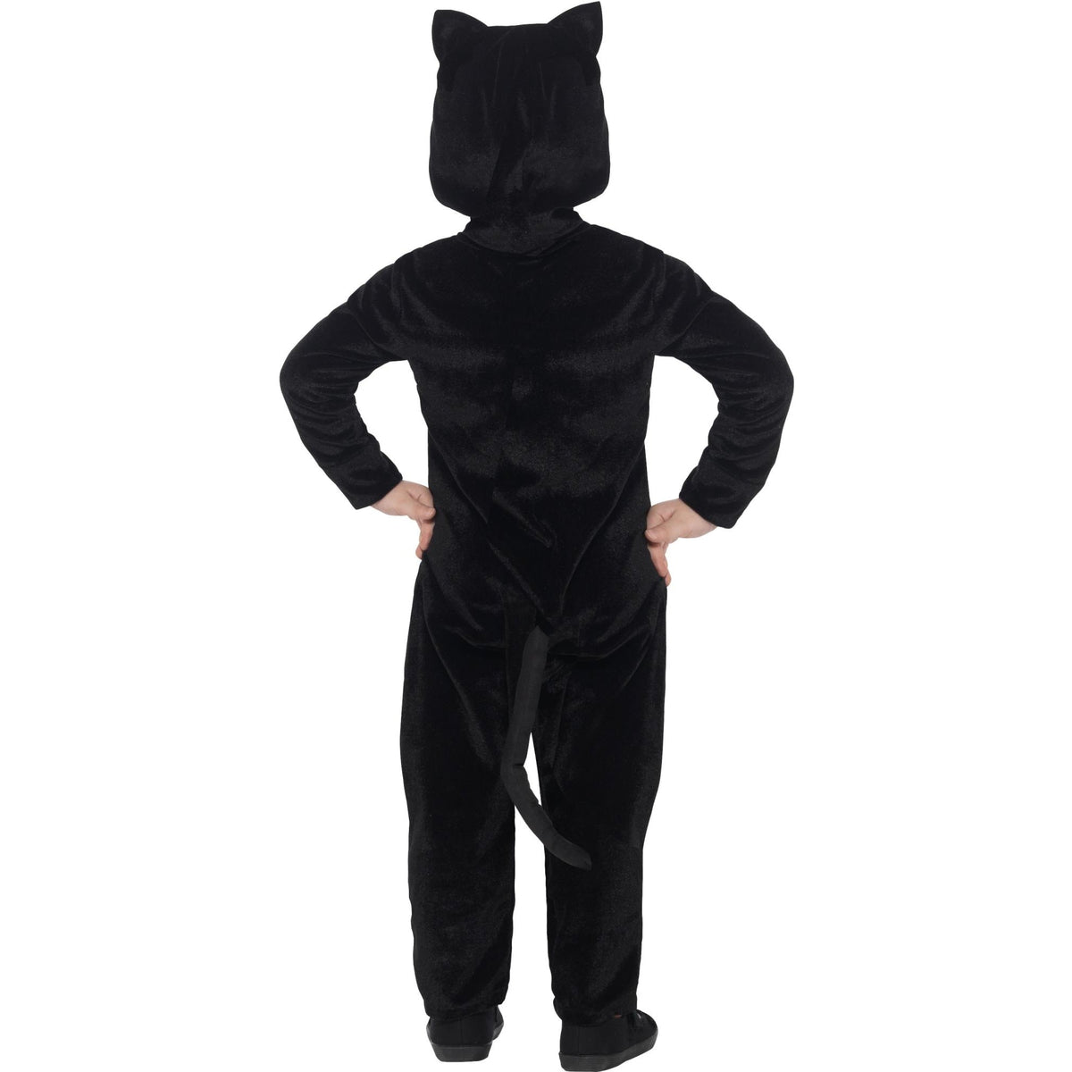 Toddler Black Cat Costume, back view