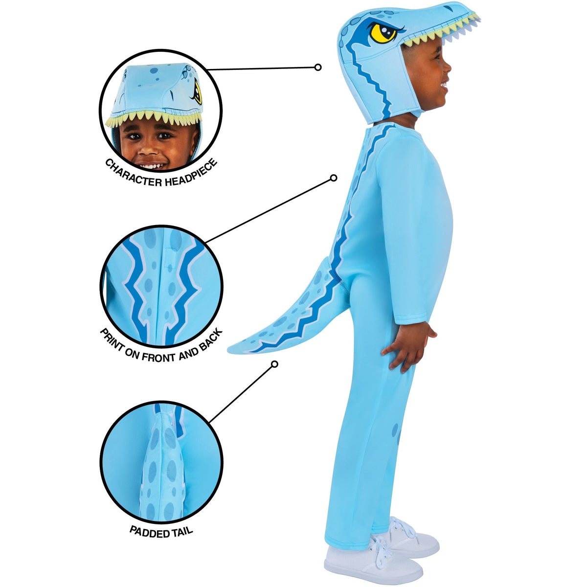 Toddler Jurassic World Velociraptor Costume, view 3