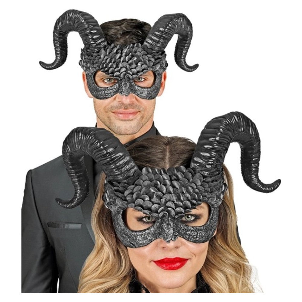 Venetian Horned Demon Mask — view 2