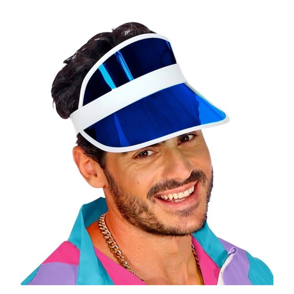 80s Blue Sun Visor — view 2