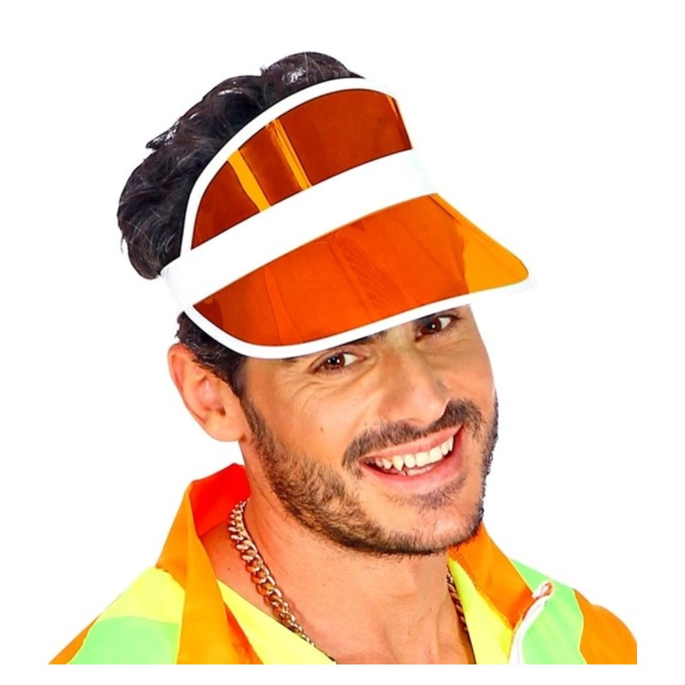 80s Orange Sun Visor — view 2