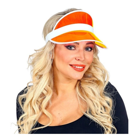 80s Orange Sun Visor — view 3