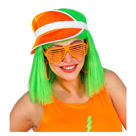 80s Orange Sun Visor — view 4