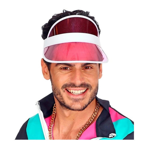 80s Pink Sun Visor — view 2