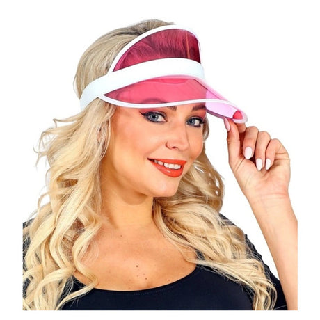 80s Pink Sun Visor — view 3
