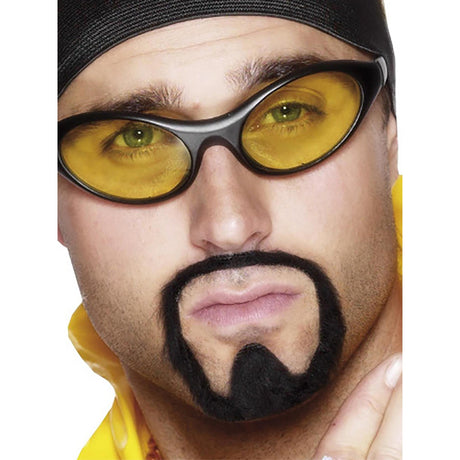 90s Rapper Glasses, Yellow Lenses