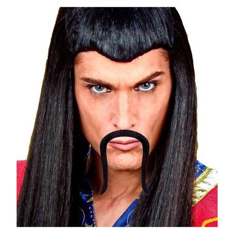 Adhesive Long Drooping Moustache — view 2