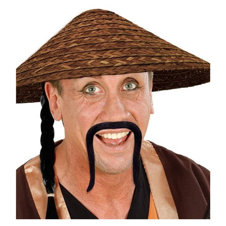Adhesive Long Drooping Moustache — view 4
