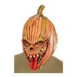Adult Evil Pumpkin Three-Quarter Mask — latex Halloween mask for adult