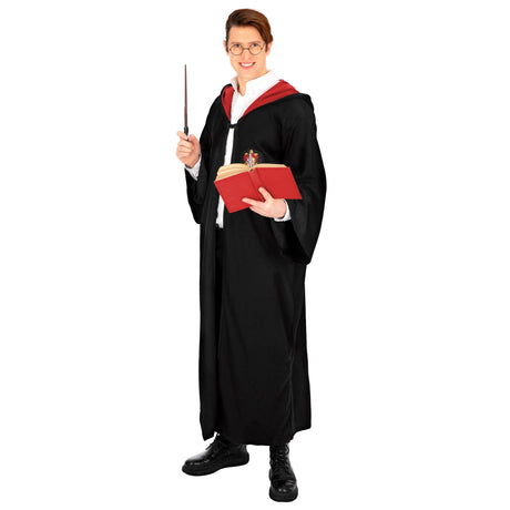 Adults' Harry Potter Deluxe Gryffindor Robe – detail view