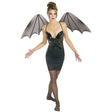 Black Chiffon Bat Wings