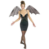 Black Chiffon Bat Wings