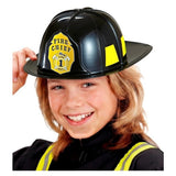 Black Fireman's Helmet — view 3