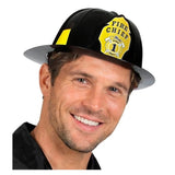 Black Fireman's Helmet — view 4