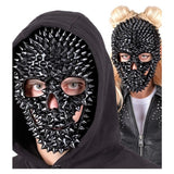 Black Spiked Skull Mask — view 2