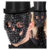 Black Spiked Skull Mask — view 3