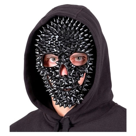 Black Spiked Skull Mask — view 4