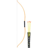 Close-up of the arrows and quiver from the archer costume set