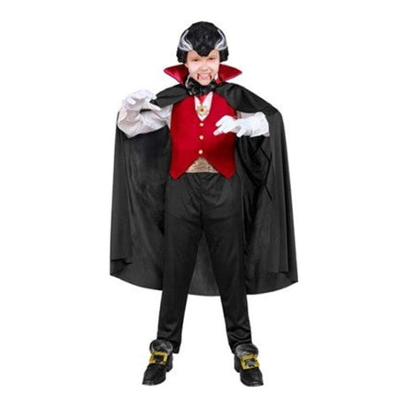 Boys Vampire Costume with waistcoat, cummerbund and bow tie