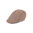 Brown Tweed Flat Cap