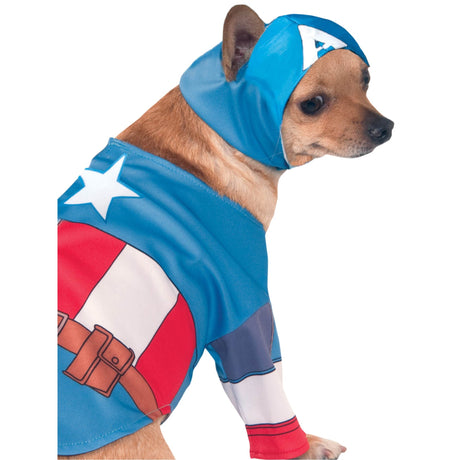 Captain America Pet Costume – detail view