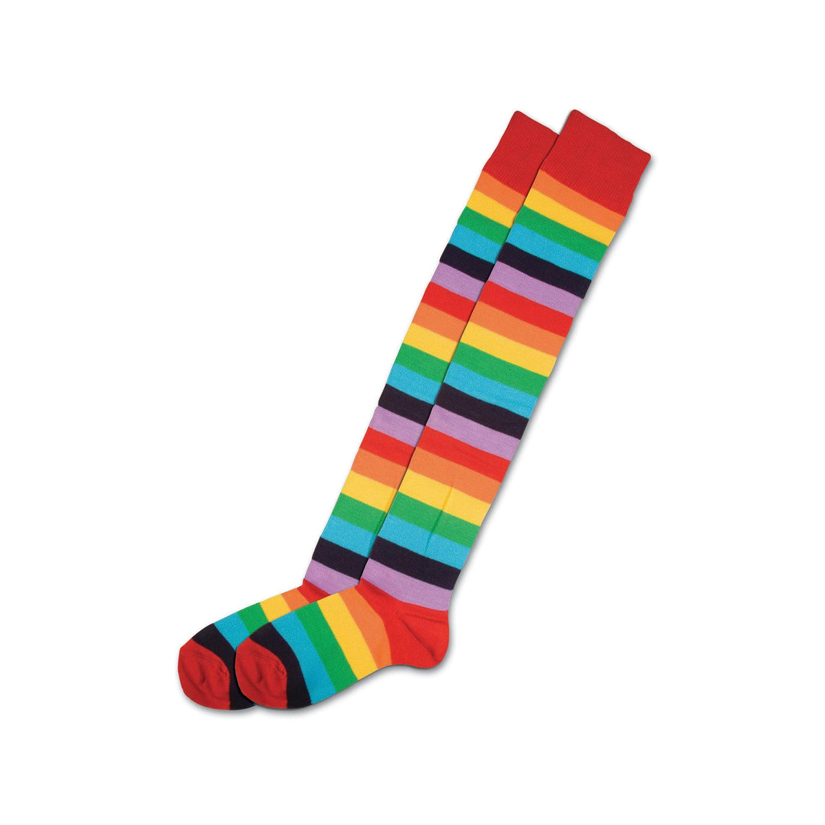 Clown Over-the-Knee Socks, Multicolour