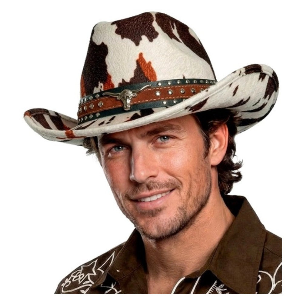 Cow Print Cowboy Hat — view 4