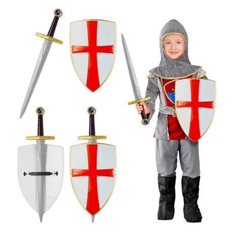 Crusader Sword and Shield Set — view 2