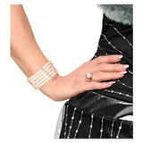 Deluxe Pearl and Diamante Bracelet — view 2
