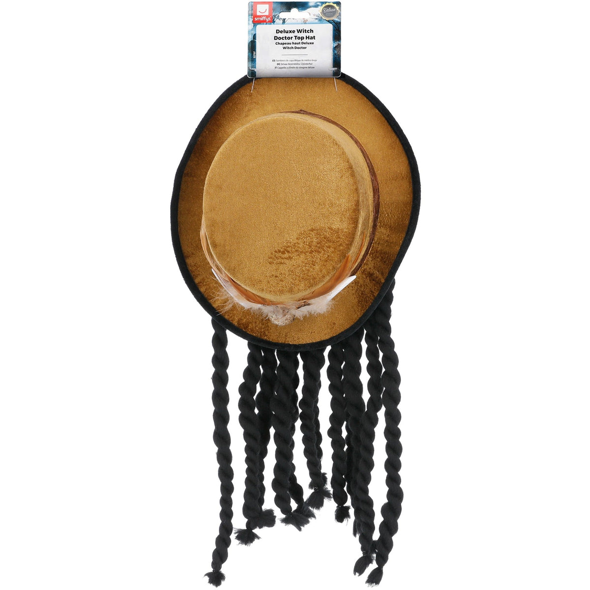 Deluxe Witch Doctor Top Hat, view 4