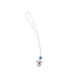 Dragon Pendant Necklace, Silver & Blue