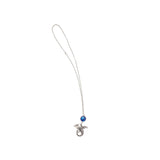Dragon Pendant Necklace, Silver & Blue