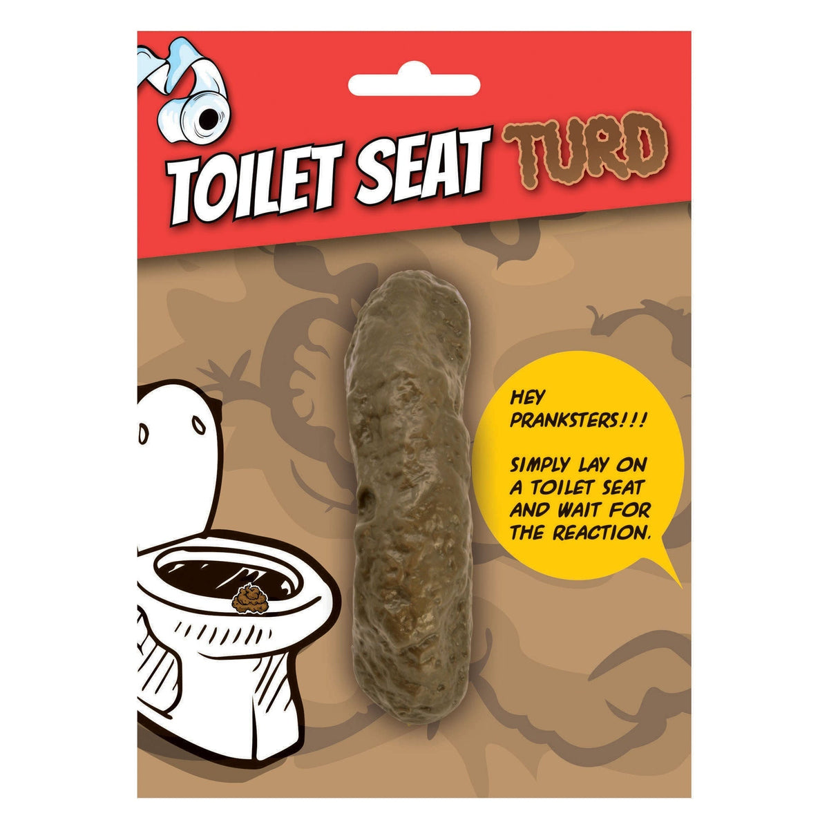 Fake Turd Toilet Joke Prop