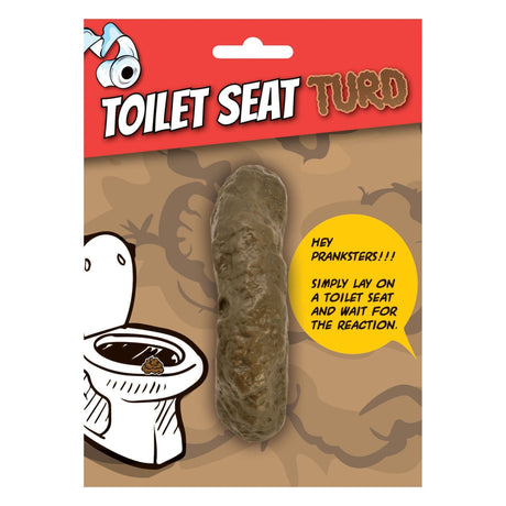Fake Turd Toilet Joke Prop