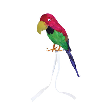 Feather-Covered Pirate Parrot, 38cm