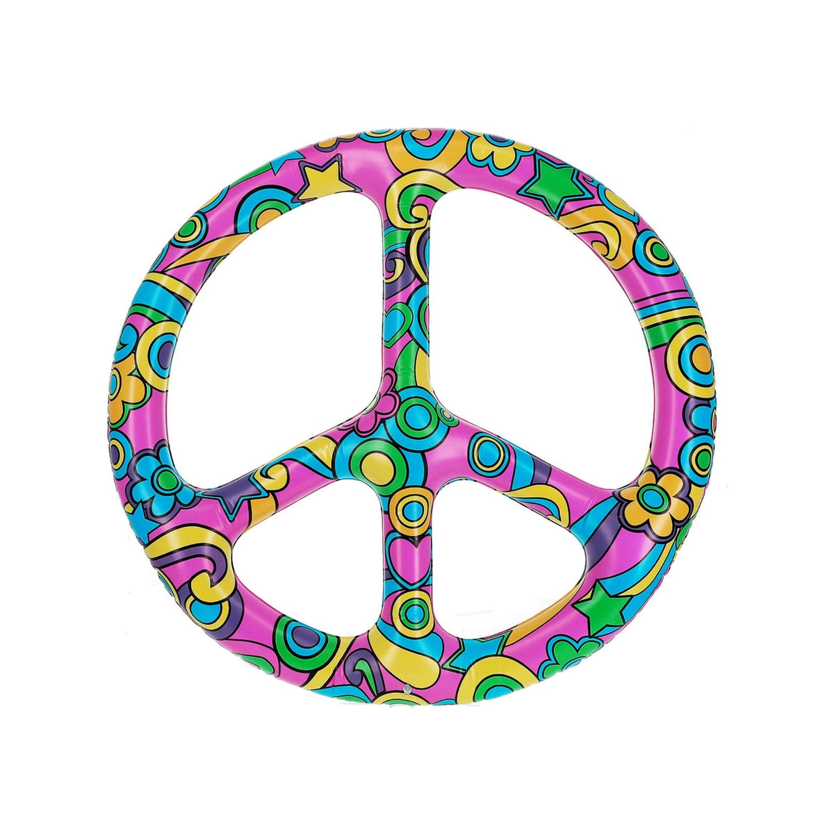 Giant Inflatable Peace Sign, Pink – detail view
