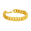 Gold Costume Bracelet — A gold-coloured metal bracelet in one fits-most size.