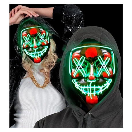 Green LED Horror Mask — view 3