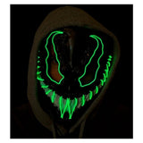 Green LED Monster Mask — view 2