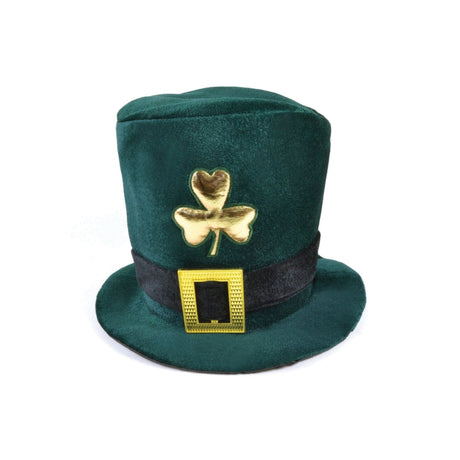 Green Velvet Leprechaun Top Hat