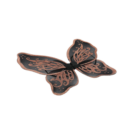 Kids' Dark Botanicals Gold Butterfly Wings – detail view