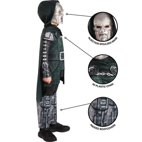 Kids' Deluxe Dr Doom Costume, third view