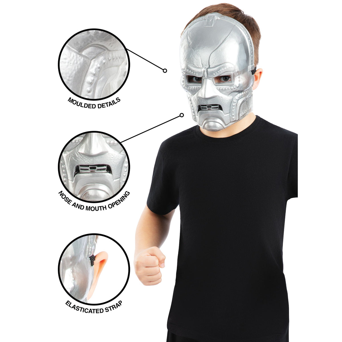 Kids' Dr Doom Mask, third view